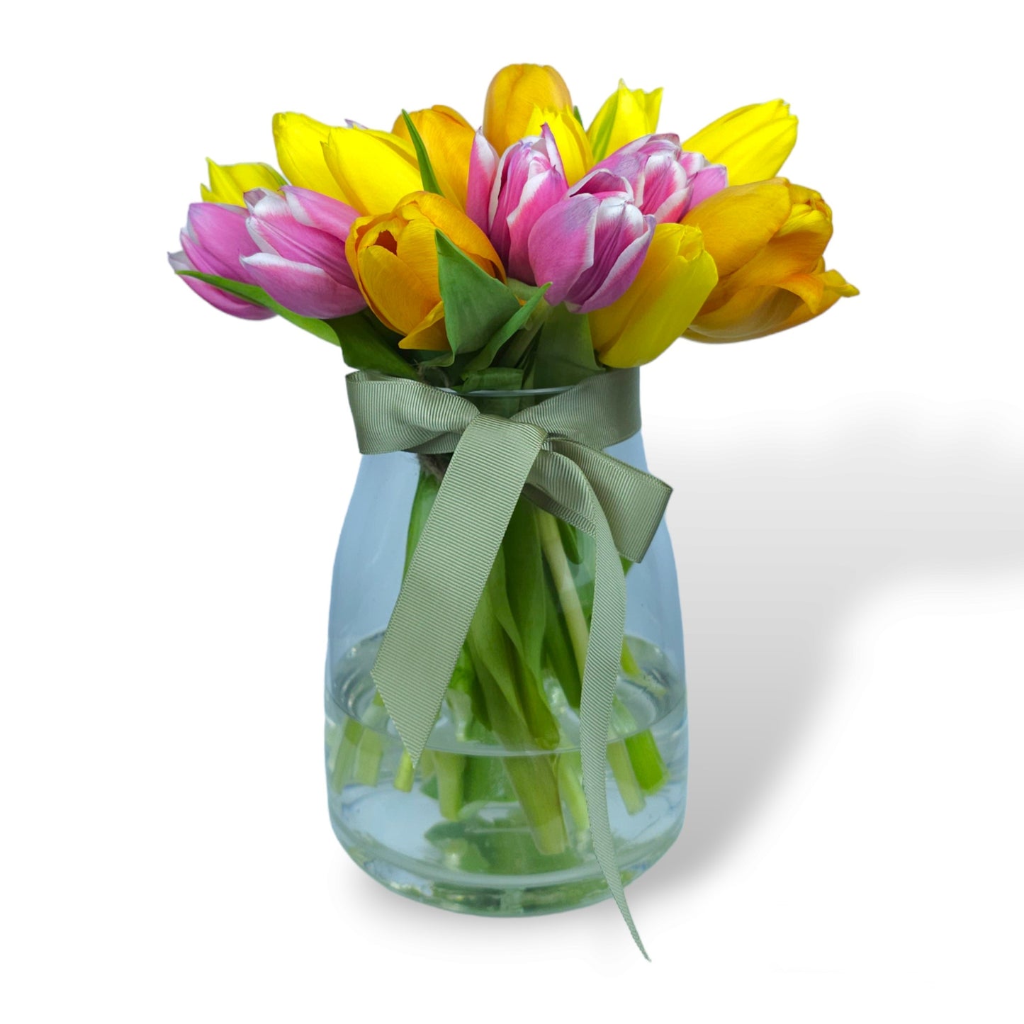 Mixed Tulips Vase