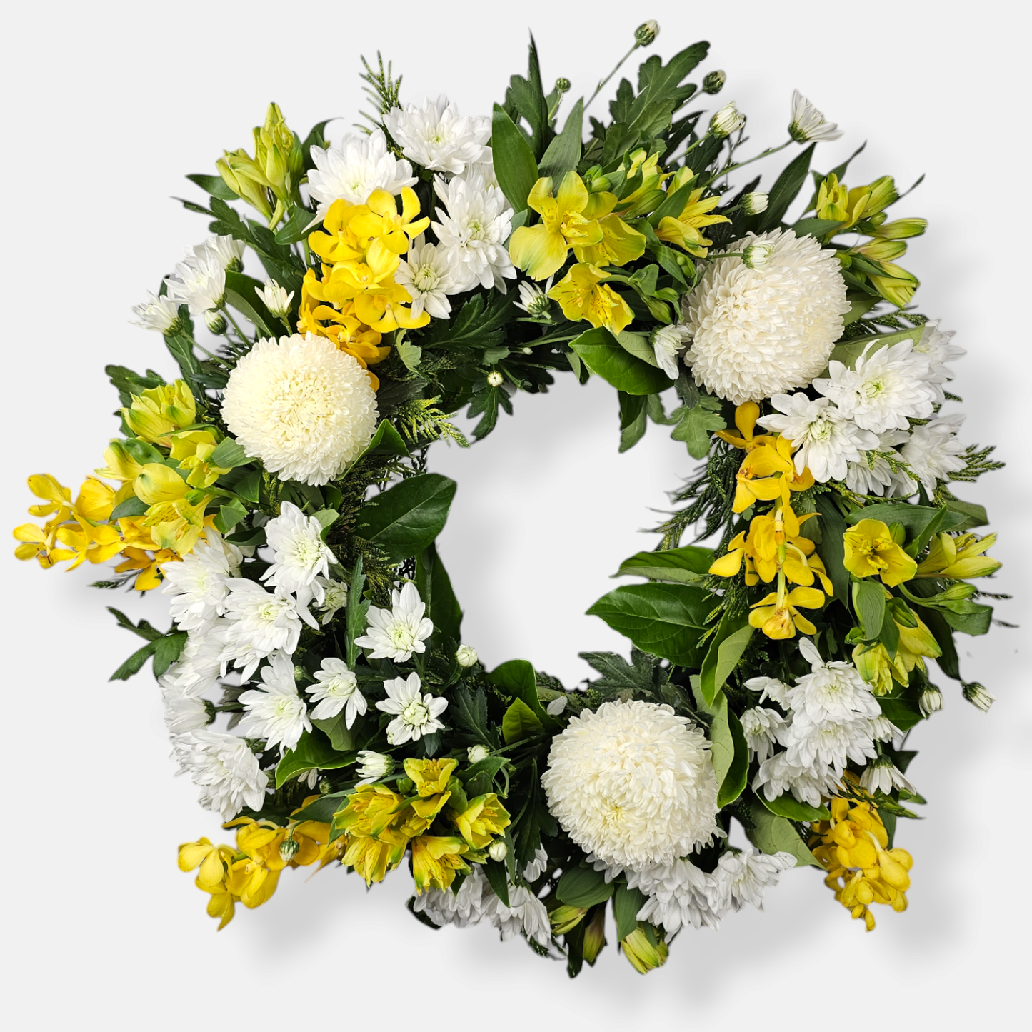 Sunlit Serenity Funeral Wreath