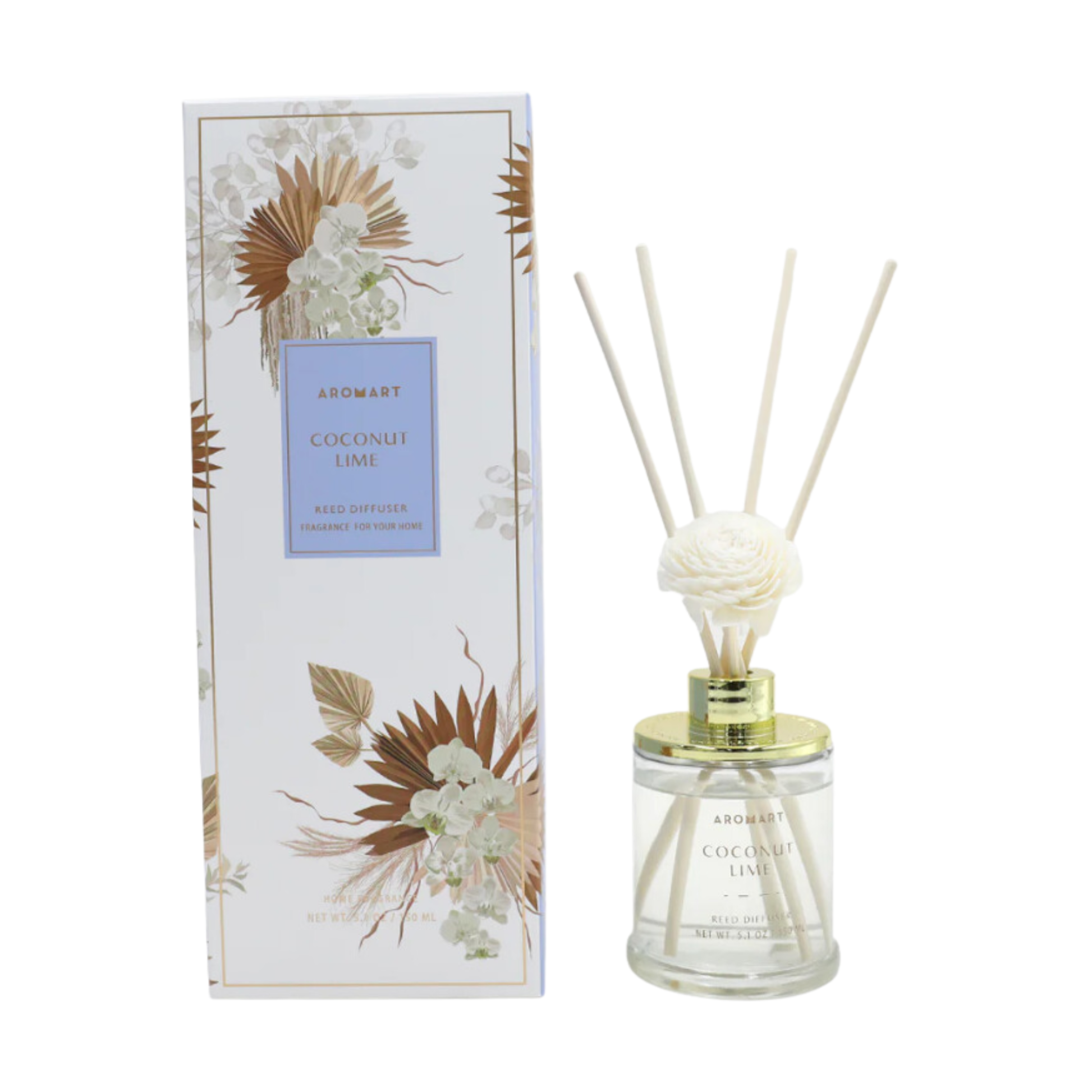 Coconut Lime Fragrant Reed Diffuser 150ml - Petalo - Flower Delivery Melbourne  