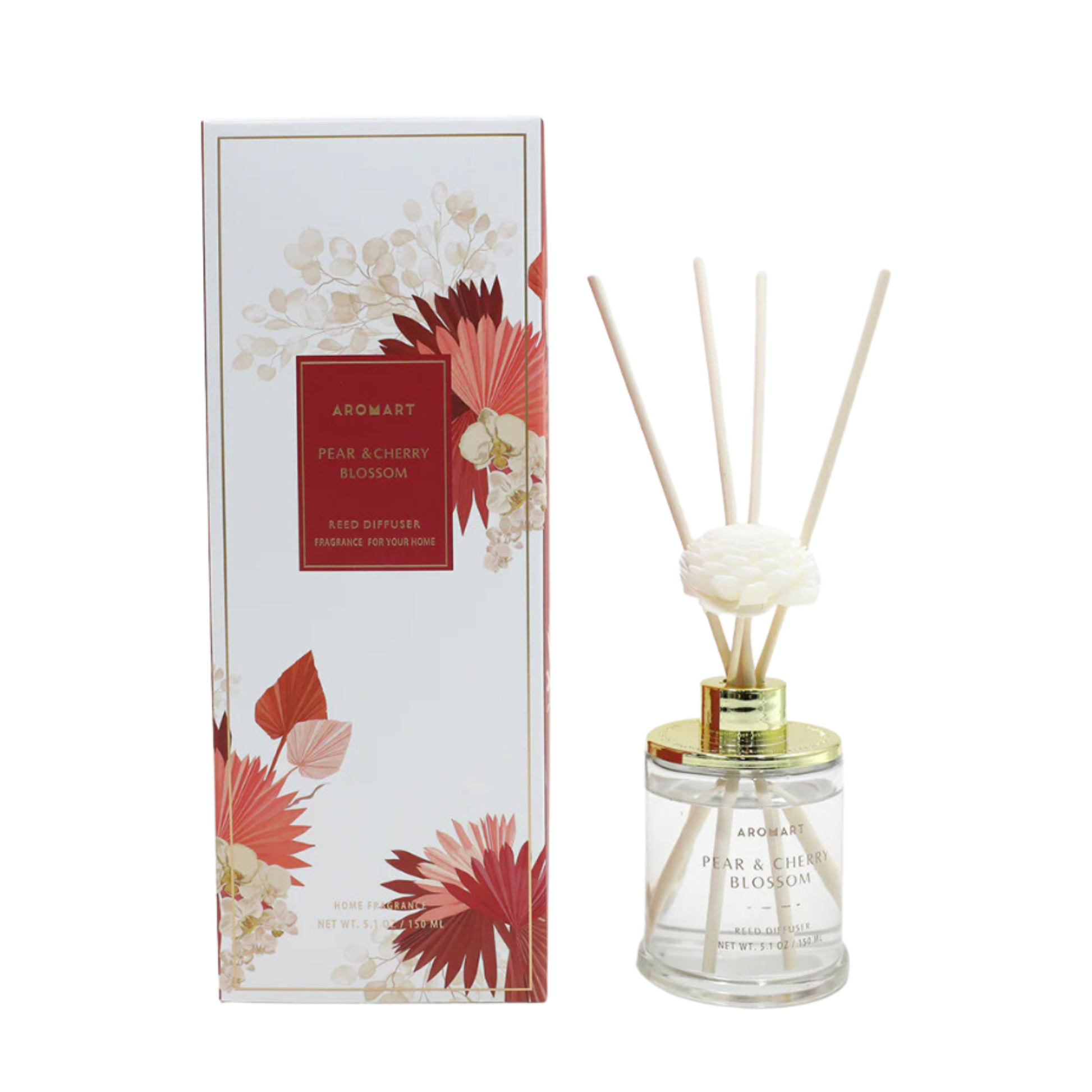 Pear & Cherry Blossom Reed Diffuser  150ml - Petalo - Flower Delivery Melbourne 