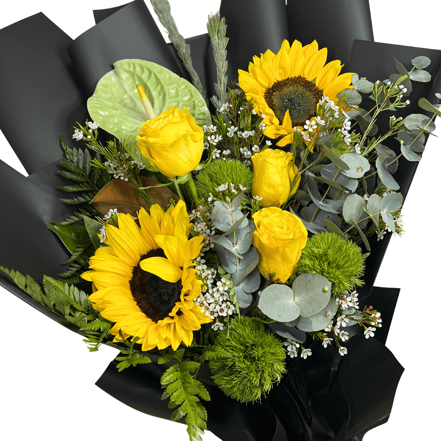 Golden Glow Harmony Bouquet - Petalo - Flower Delivery Melbourne 