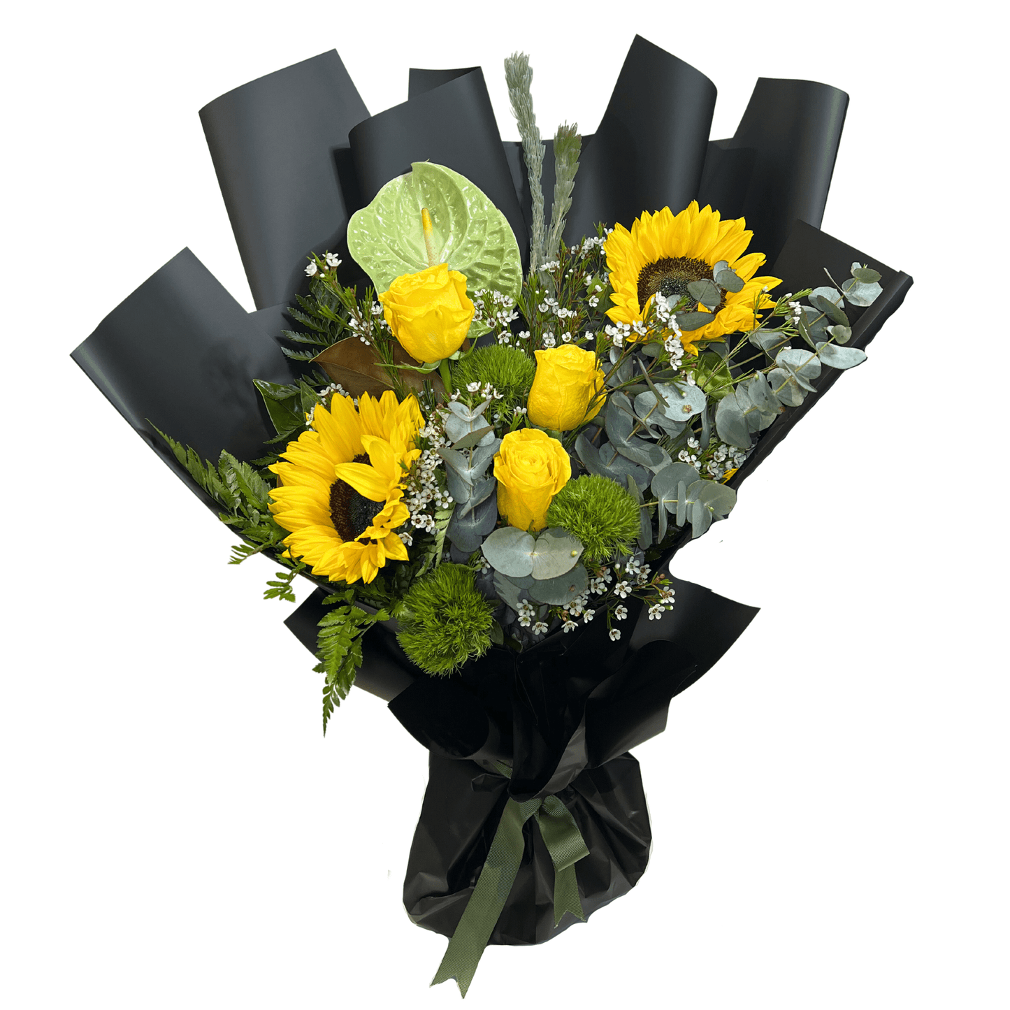 Golden Glow Harmony Bouquet - Petalo - Flower Delivery Melbourne 