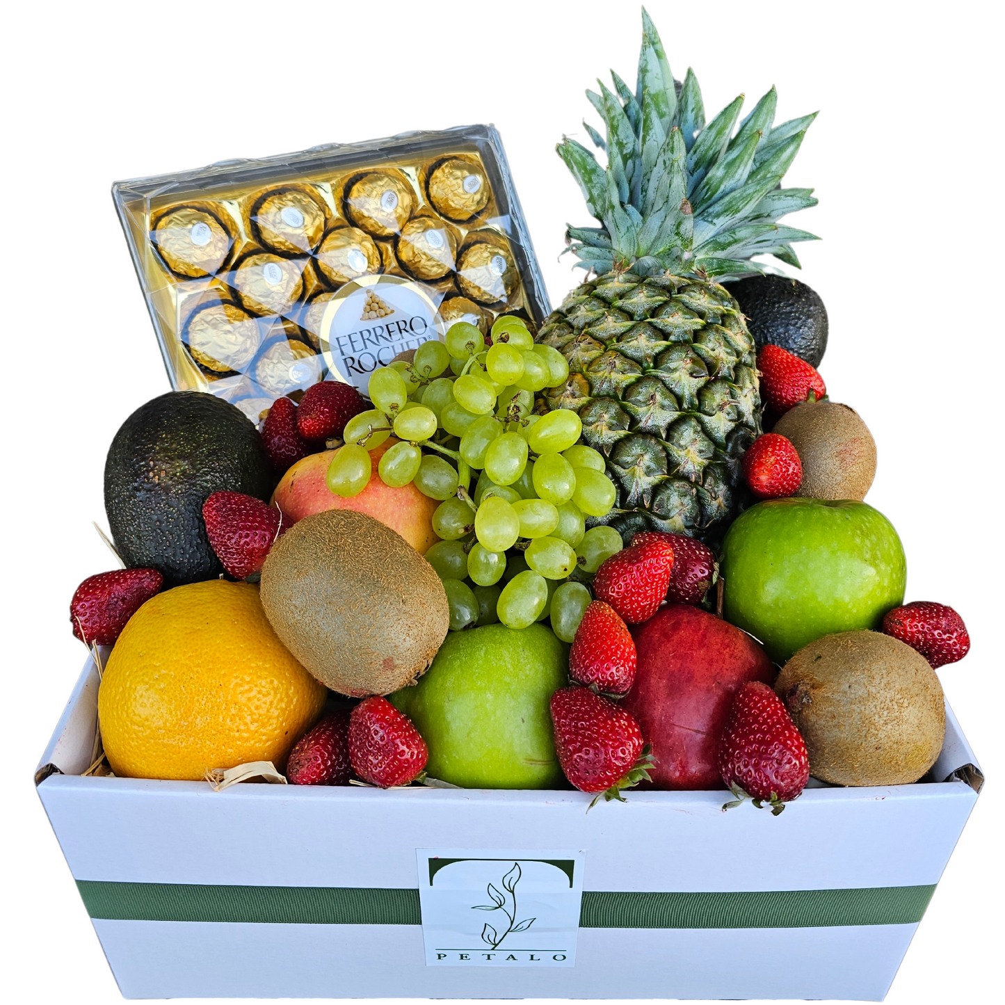 Deluxe Fruit Hamper with Chocs - Petalo - Flower Delivery Melbourne 