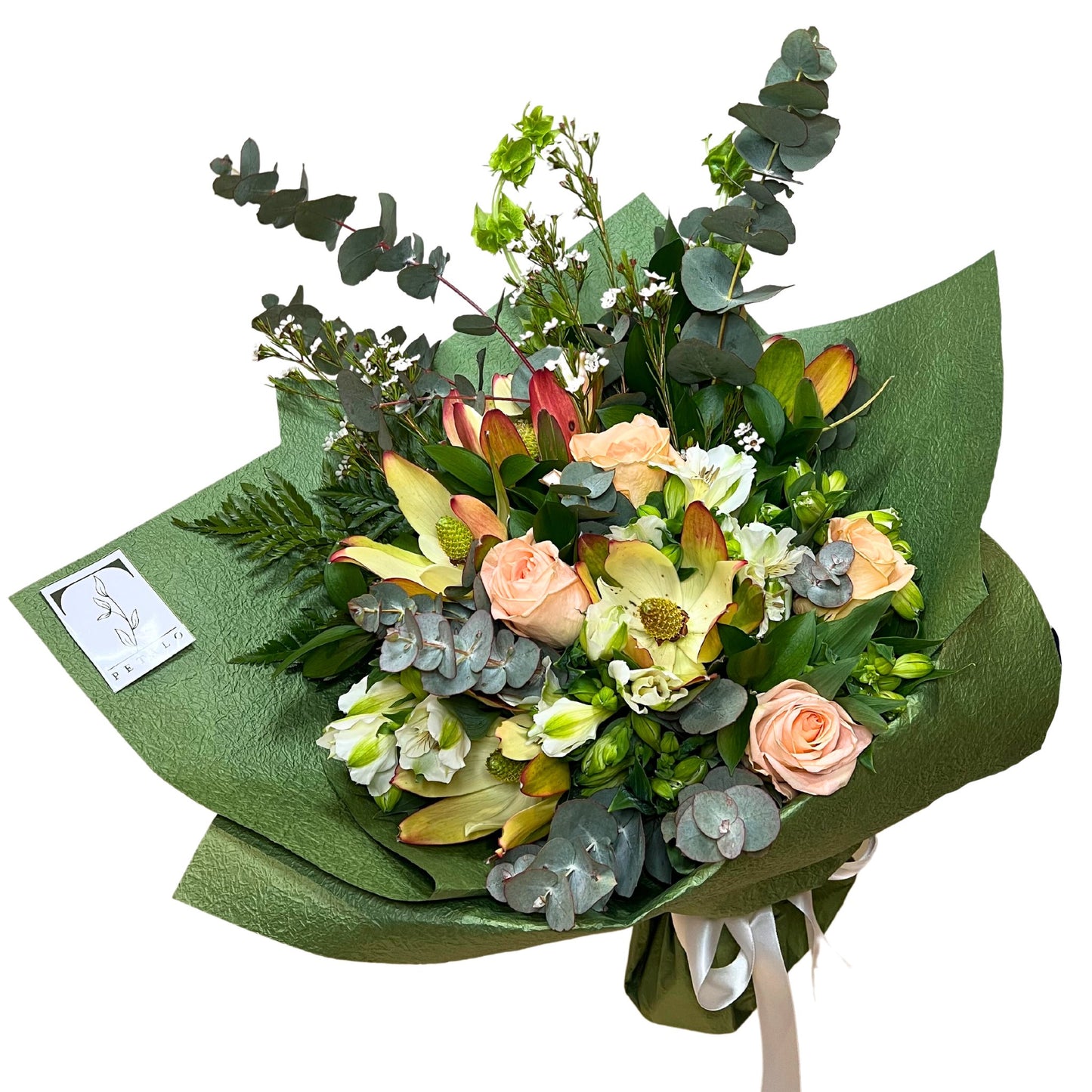 Peachy Wildflower Bunch - Petalo - Flower Delivery Melbourne 