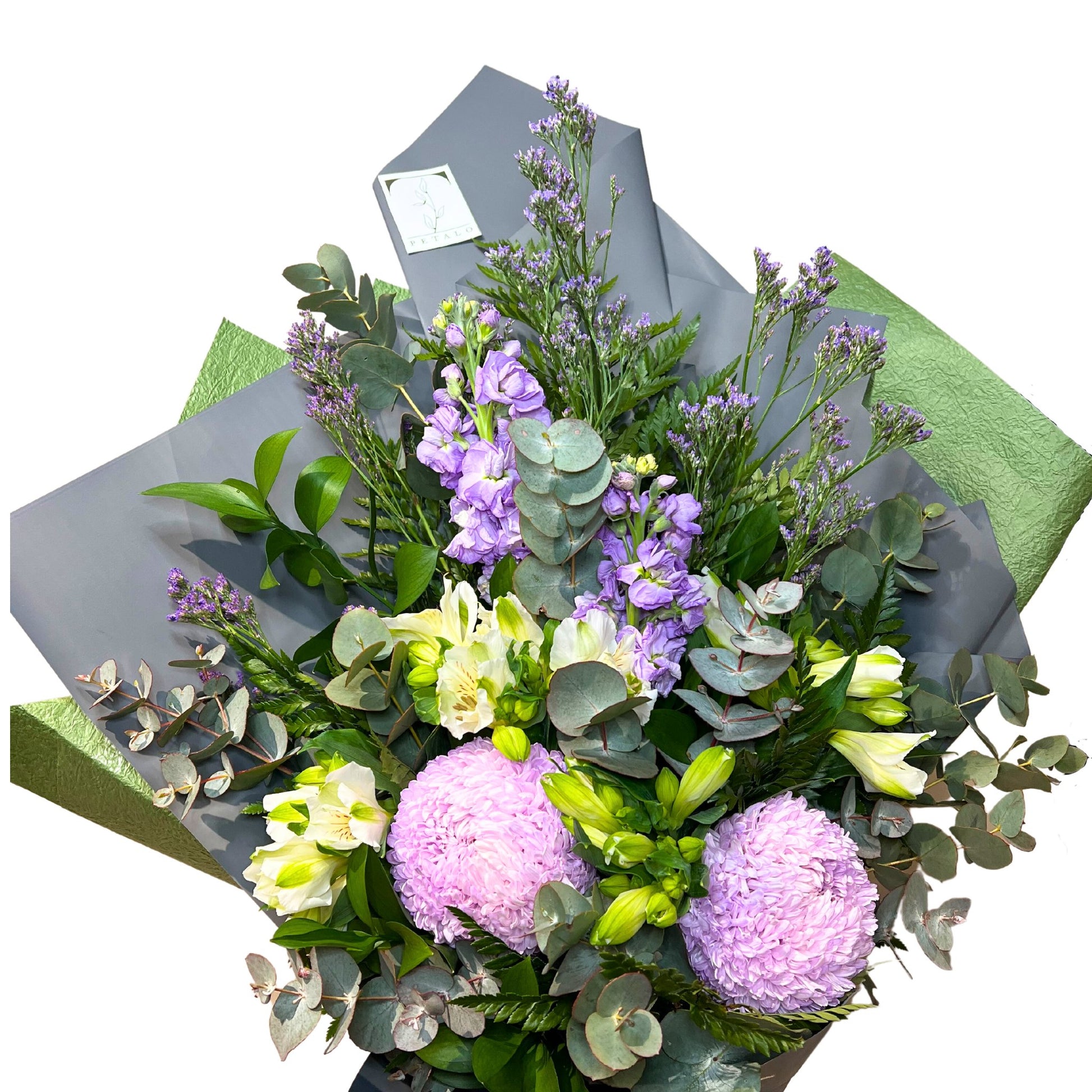Purple Flower Bouquet Delivery