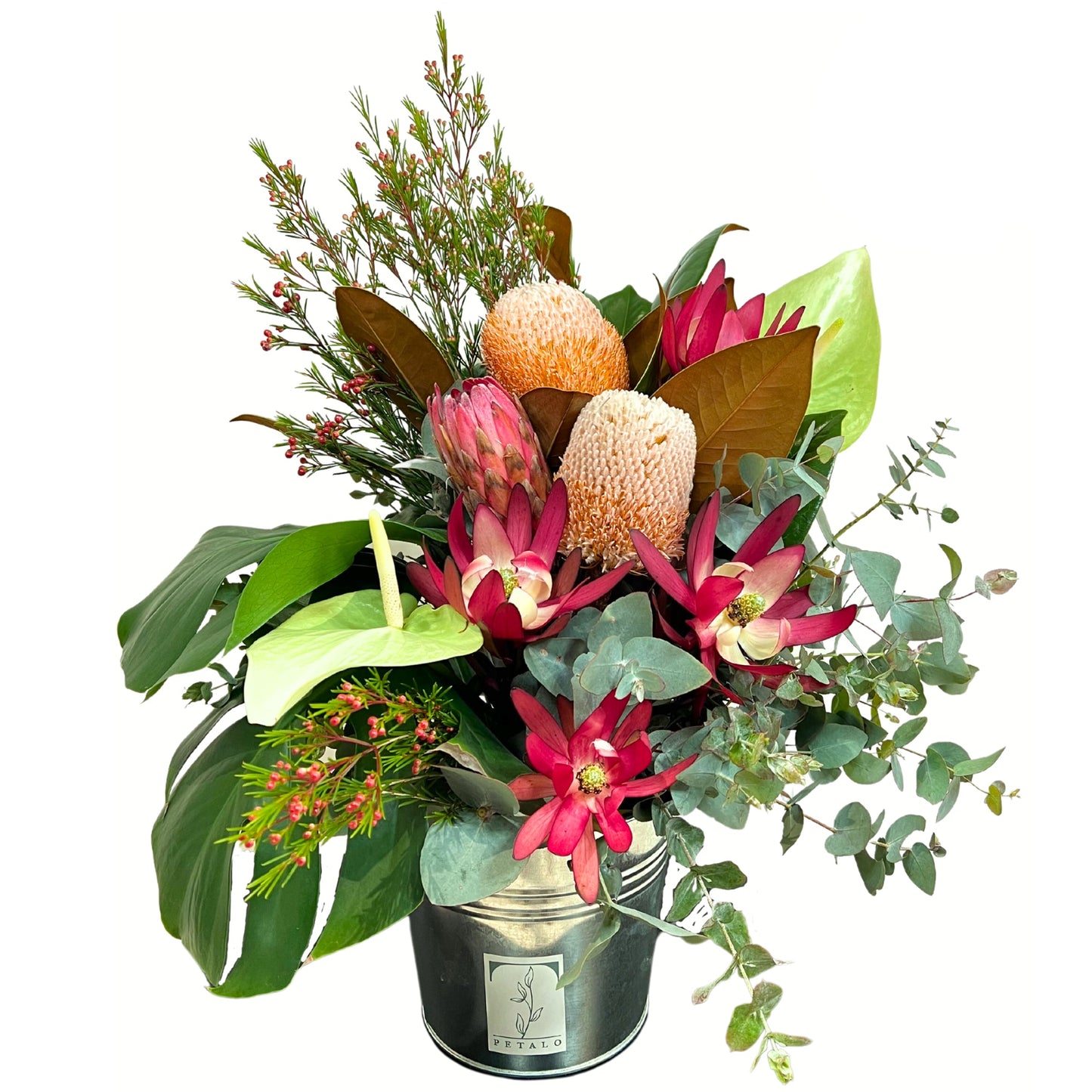 Rustic Wildflower Natives Bucket - Petalo - Flower Delivery Melbourne 